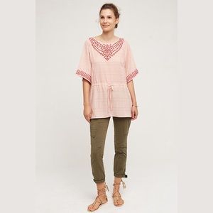 Anthropologie One September Euphemia Peasant Top